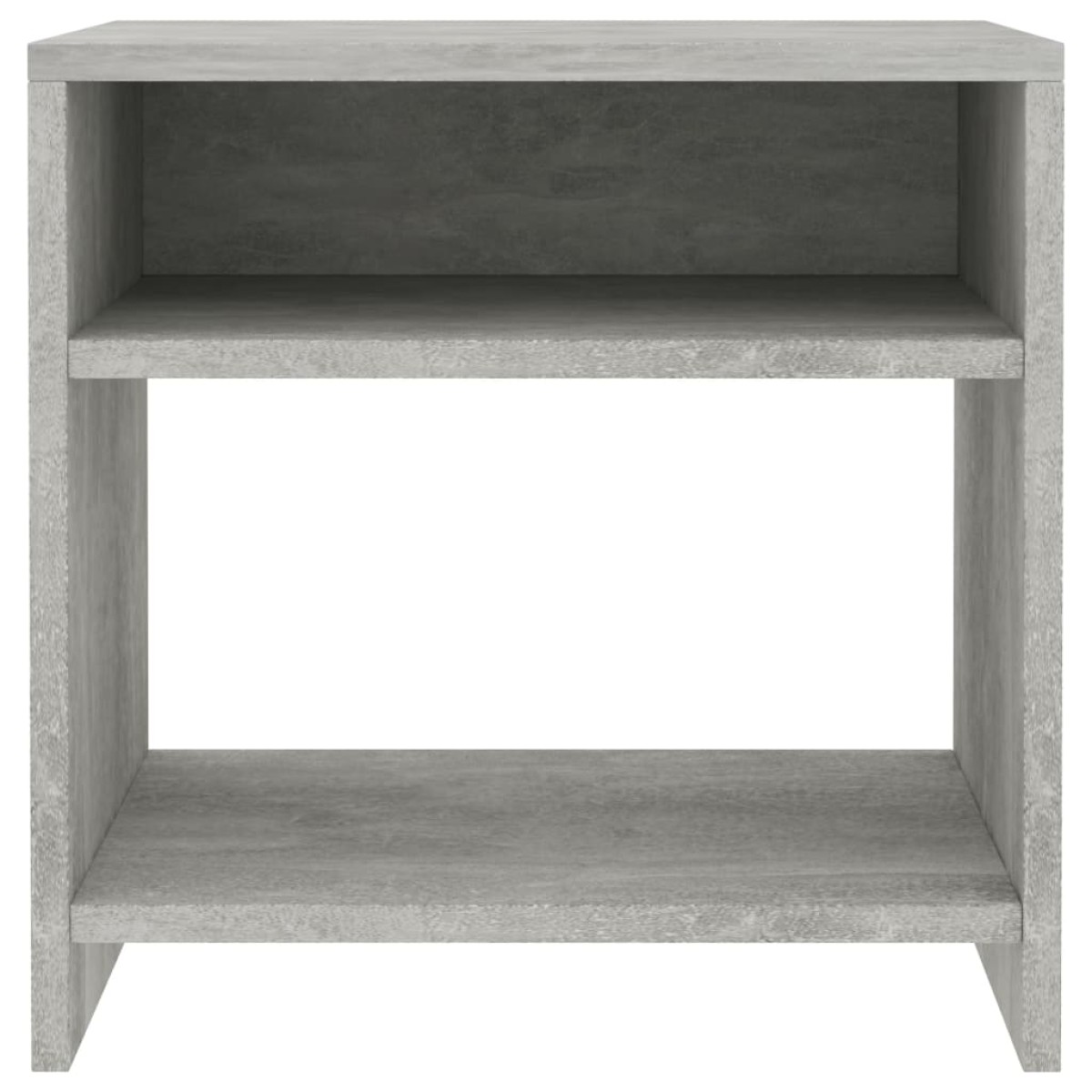 vidaXL Κομοδίνα 2 τεμ. Γκρι Σκυροδέματος 40x30x40 εκ. από Μοριοσανίδα