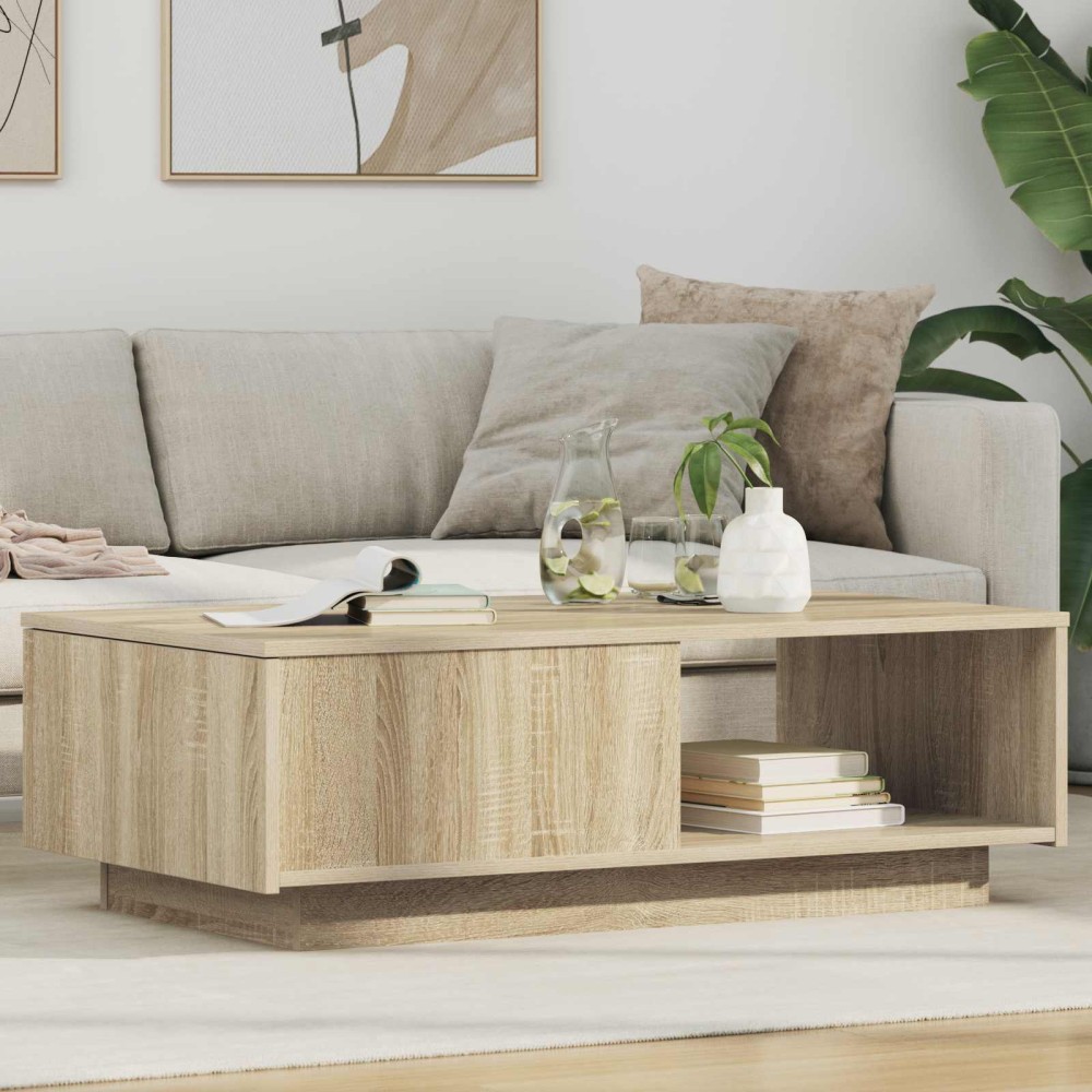 vidaXL Τραπεζάκι σαλονιού Δρύς Sonoma 95 x 55 x 31 εκ
