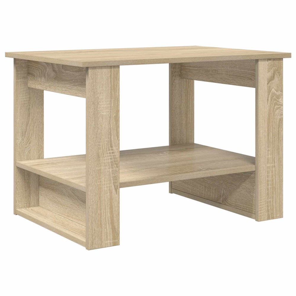 vidaXL Τραπεζάκι σαλονιού Δρύς Sonoma 72 x 50 x 50 εκ.