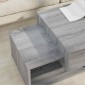 vidaXL Τραπεζάκι σαλονιού Γκρίζο Σονομα 105 x 50 x 32,5 εκ
