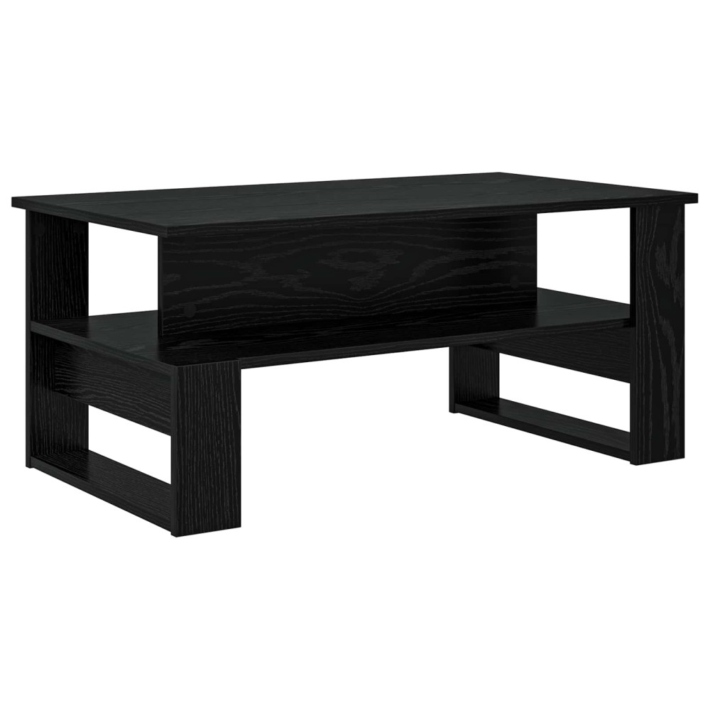 vidaXL Τραπεζάκι σαλονιού Μαύρη Οξυά 90 x 50 x 40 cm