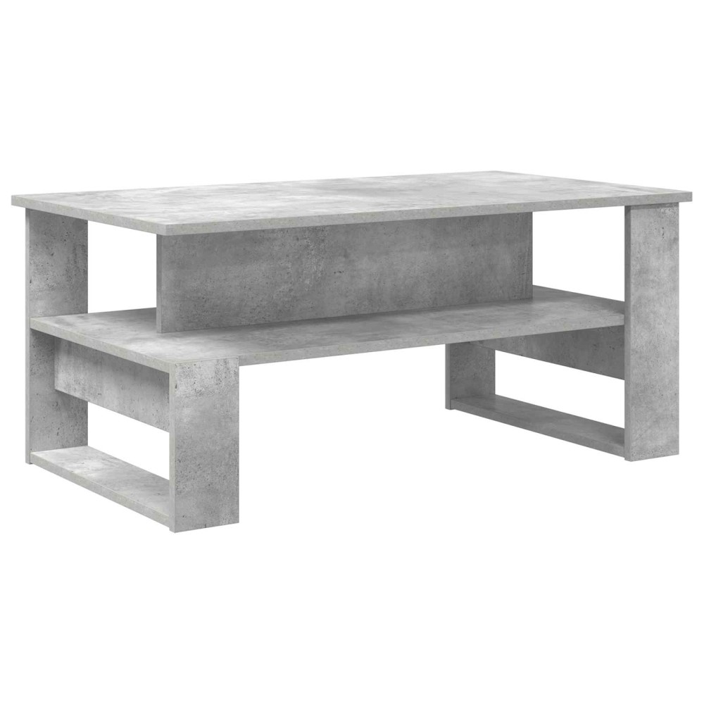 vidaXL Τραπεζάκι σαλονιού Σκυρόδεμα Γκρι 90 x 50 x 40 cm