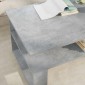 vidaXL Τραπεζάκι σαλονιού Σκυρόδεμα Γκρι 90 x 50 x 40 cm