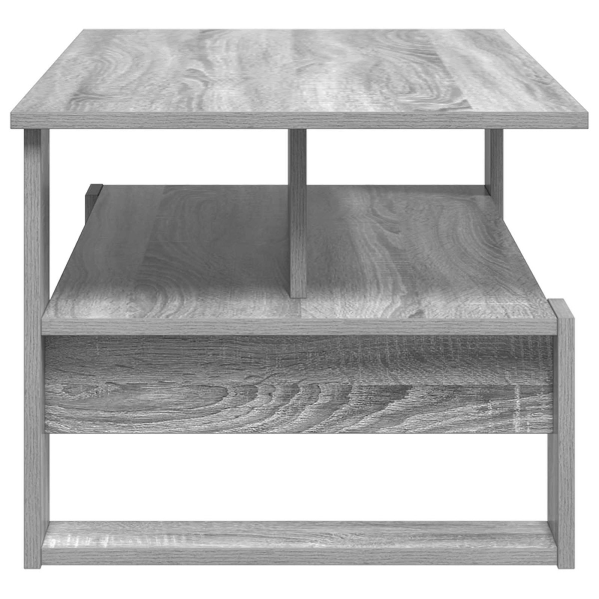 vidaXL Τραπεζάκι σαλονιού Γκρίζο Σονομα 90 x 50 x 40 cm