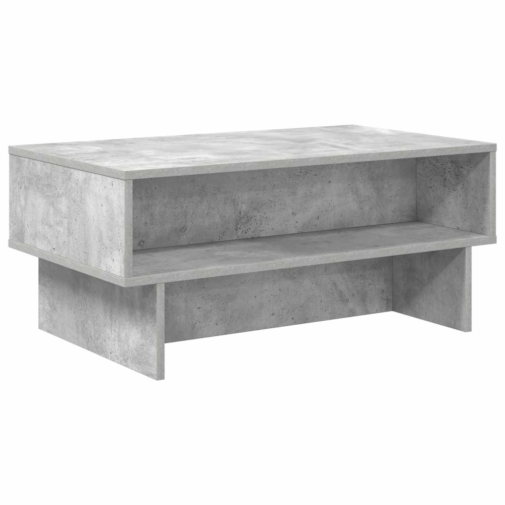 vidaXL Τραπεζάκι σαλονιού Σκυρόδεμα Γκρι 80 x 46 x 35 εκ.