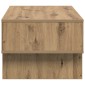vidaXL Τραπεζάκι σαλονιού Artisan Oak 80 x 46 x 35 εκ.
