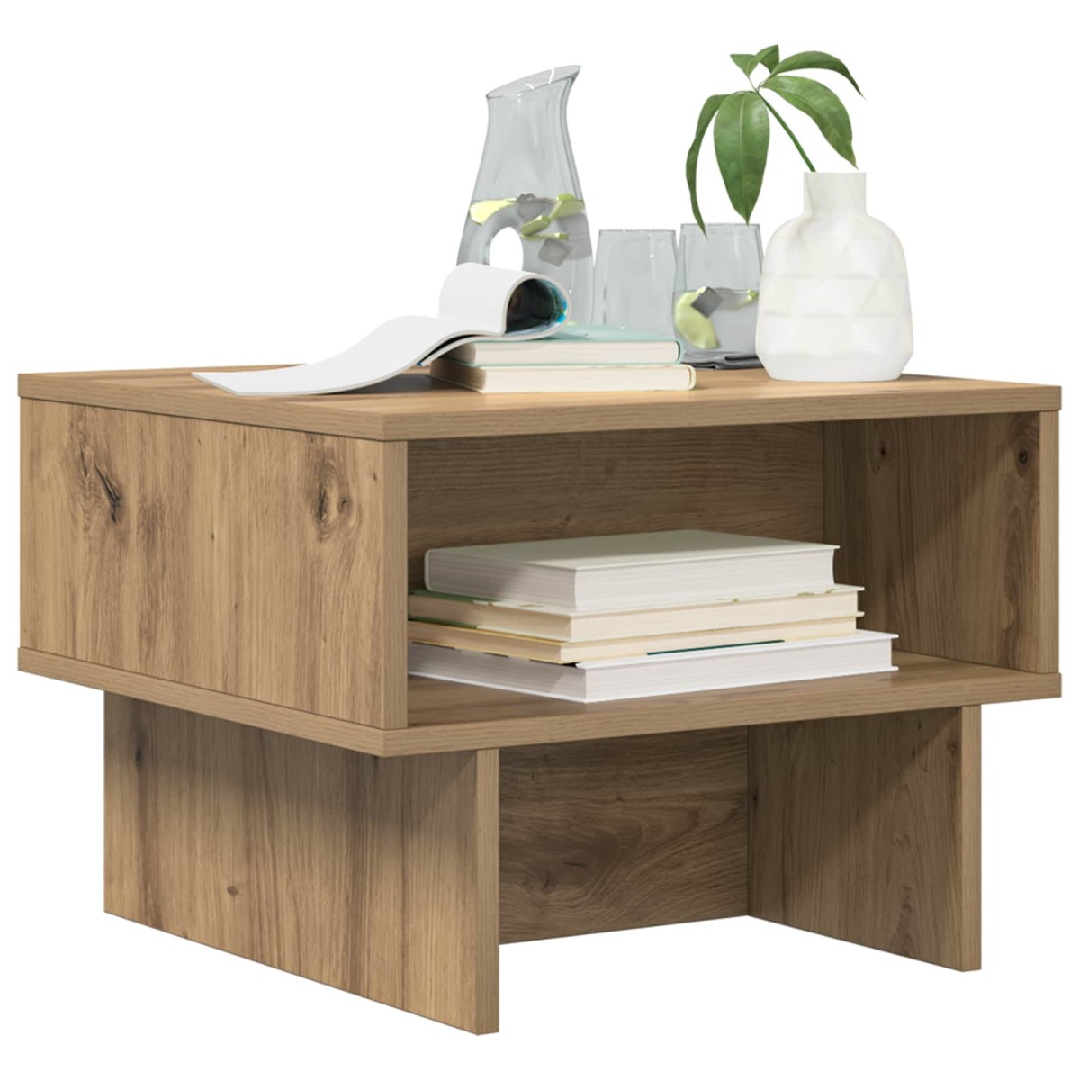 vidaXL Τραπεζάκι σαλονιού Artisan Oak 48 x 46 x 35 εκ.