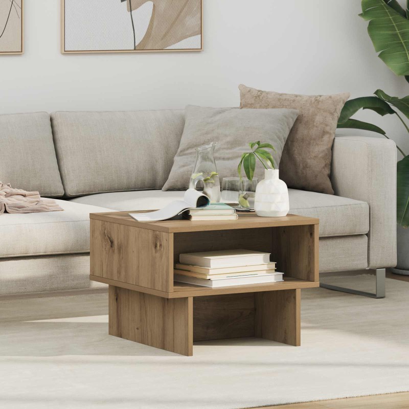 vidaXL Τραπεζάκι σαλονιού Artisan Oak 48 x 46 x 35 εκ.