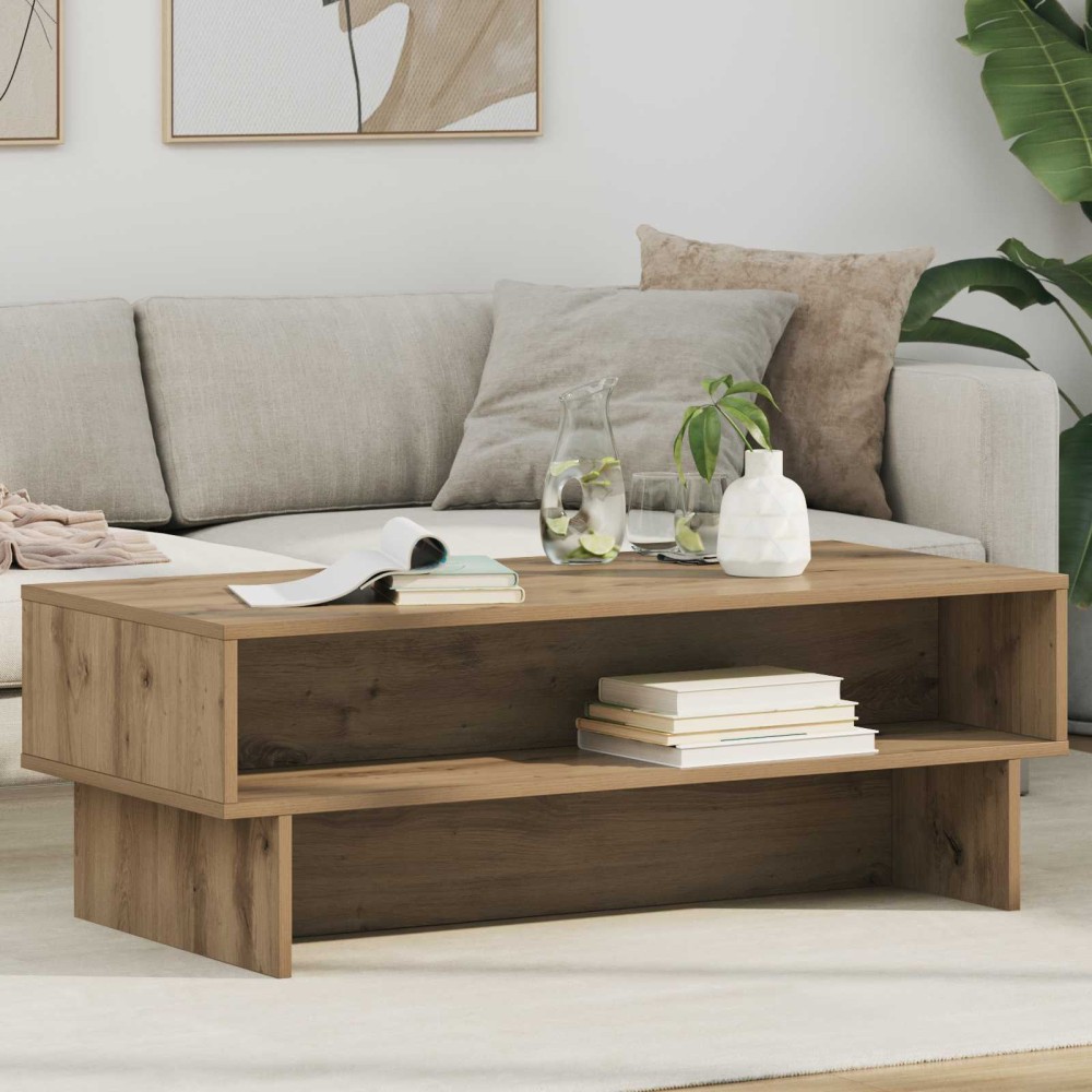 vidaXL Τραπεζάκι σαλονιού Artisan Oak 100 x 46 x 35 εκ.