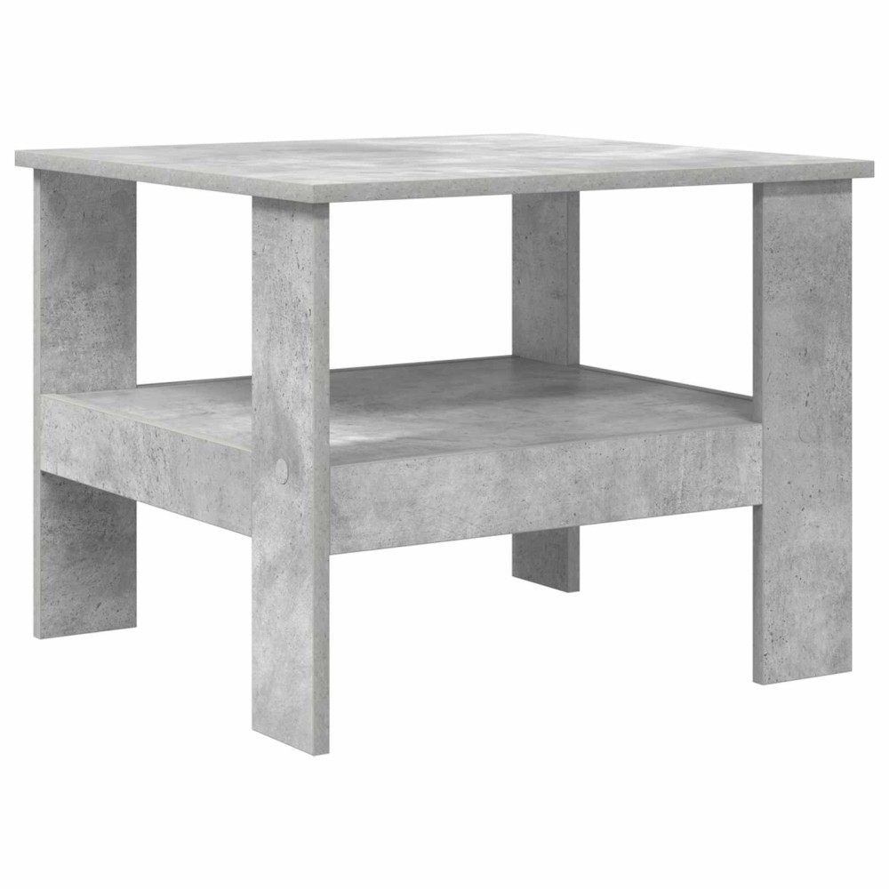 vidaXL Τραπεζάκι σαλονιού Σκυρόδεμα Γκρι 57 x 55 x 45 εκ