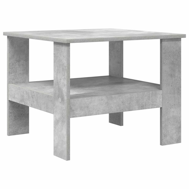 vidaXL Τραπεζάκι σαλονιού Σκυρόδεμα Γκρι 57 x 55 x 45 εκ