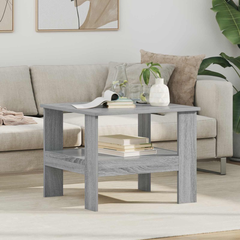 vidaXL Τραπεζάκι σαλονιού Γκρίζο Σονομα 57 x 55 x 45 εκ