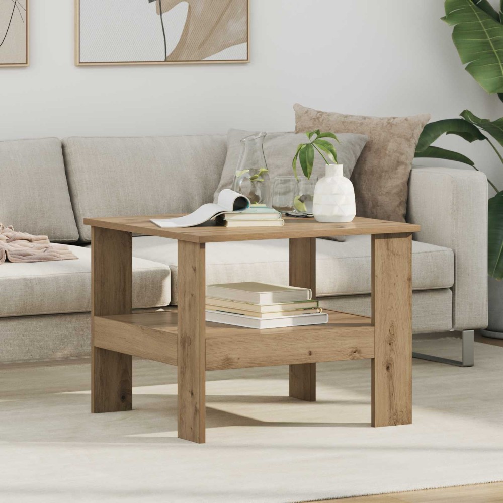 vidaXL Τραπεζάκι σαλονιού Artisan Oak 57 x 55 x 45 εκ