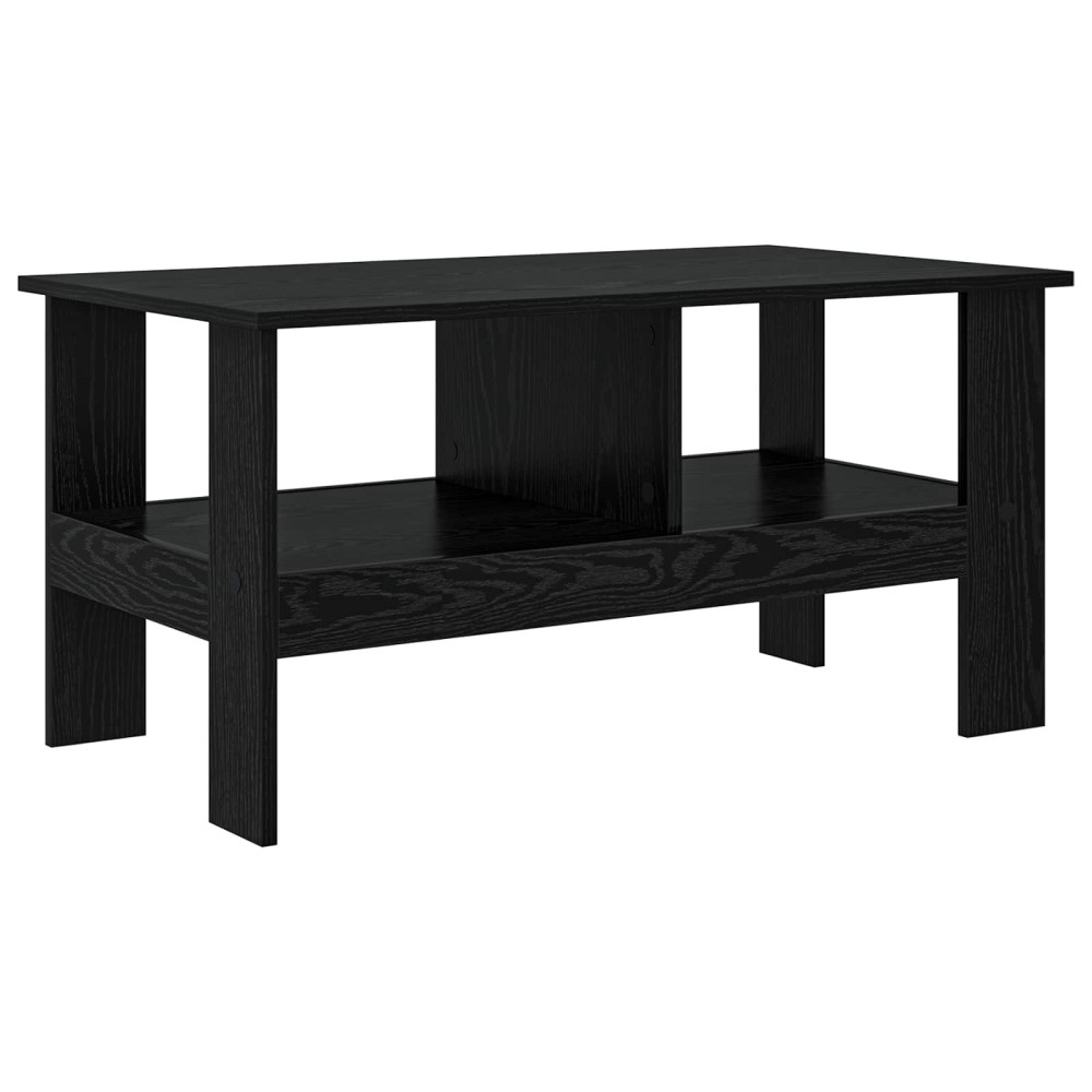 vidaXL Τραπεζάκι σαλονιού Μαύρη Οξυά 90 x 50 x 45 cm