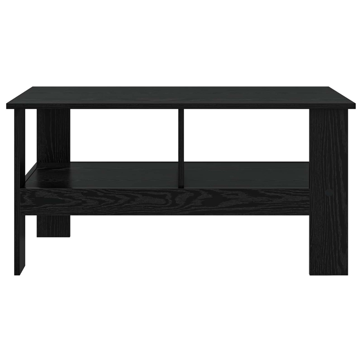 vidaXL Τραπεζάκι σαλονιού Μαύρη Οξυά 90 x 50 x 45 cm