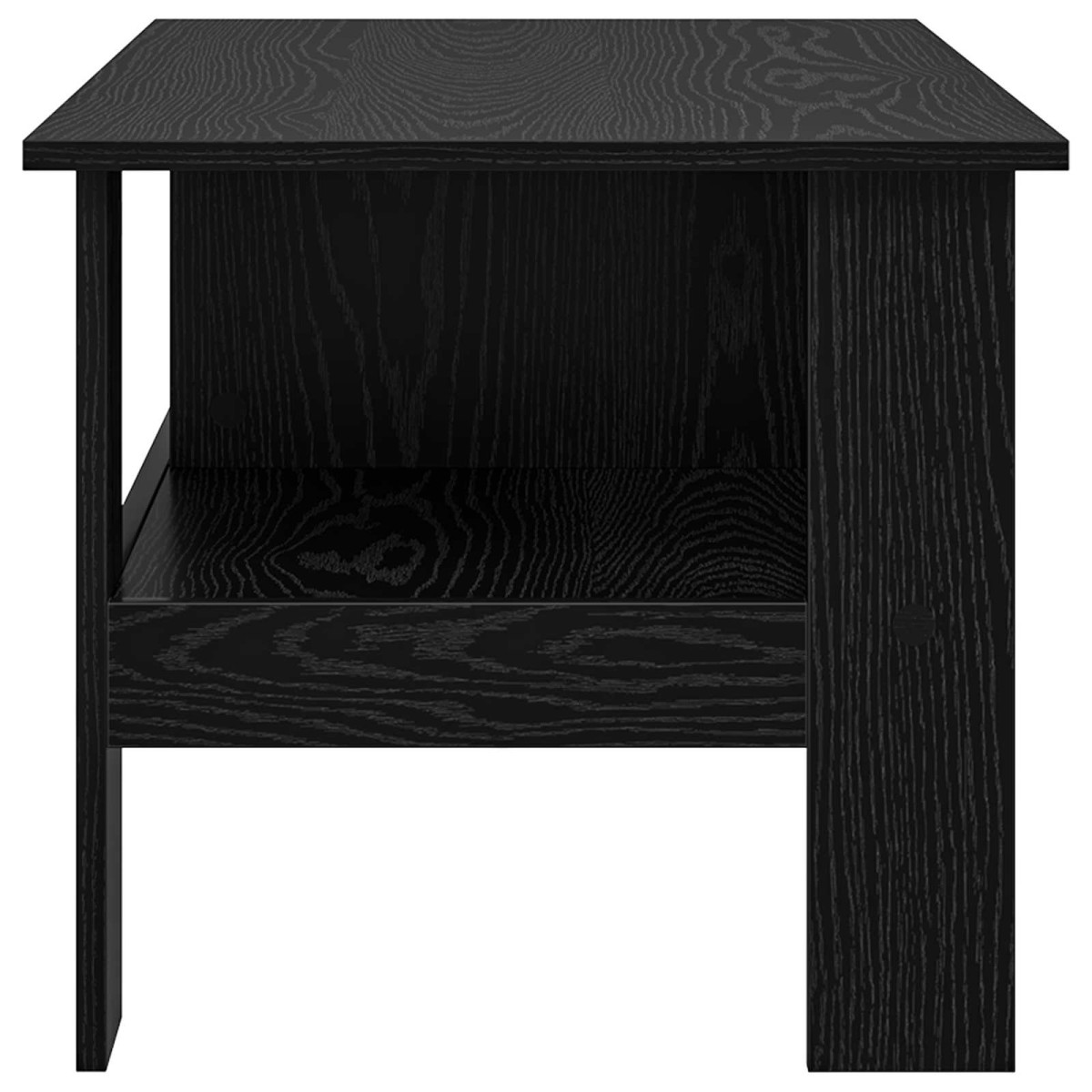 vidaXL Τραπεζάκι σαλονιού Μαύρη Οξυά 90 x 50 x 45 cm