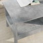 vidaXL Τραπεζάκι σαλονιού Σκυρόδεμα Γκρι 90 x 50 x 45 cm