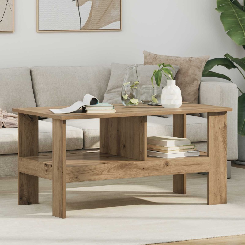 vidaXL Τραπεζάκι σαλονιού Artisan Oak 90 x 50 x 45 cm