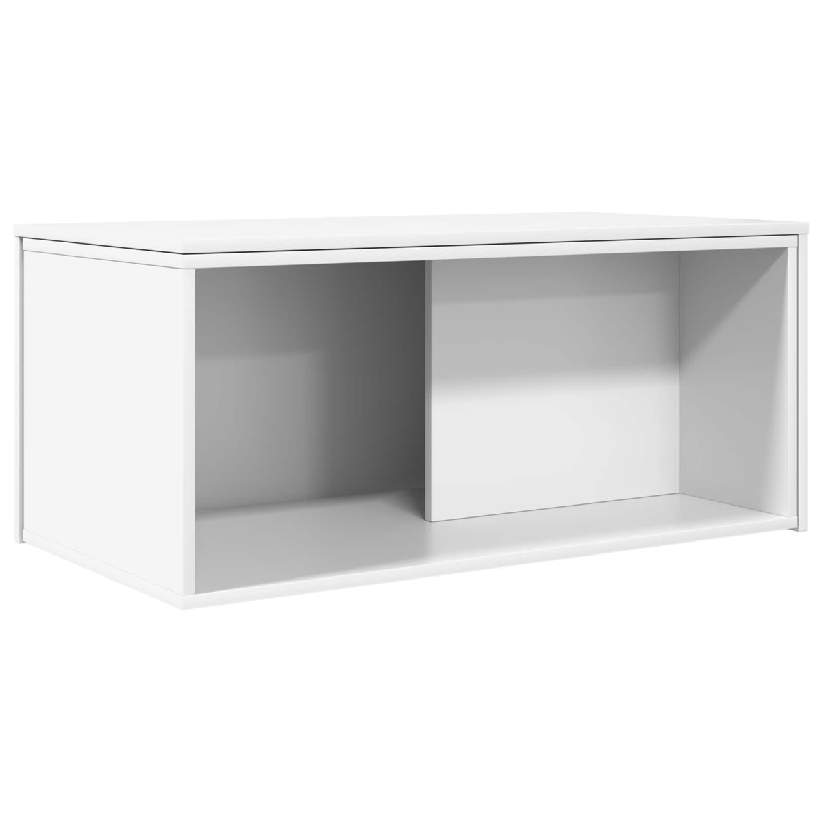 vidaXL Σετ Τραπεζιού Για Καφέ 2 τμχ. Λευκό 90 x 48 x 40 εκ