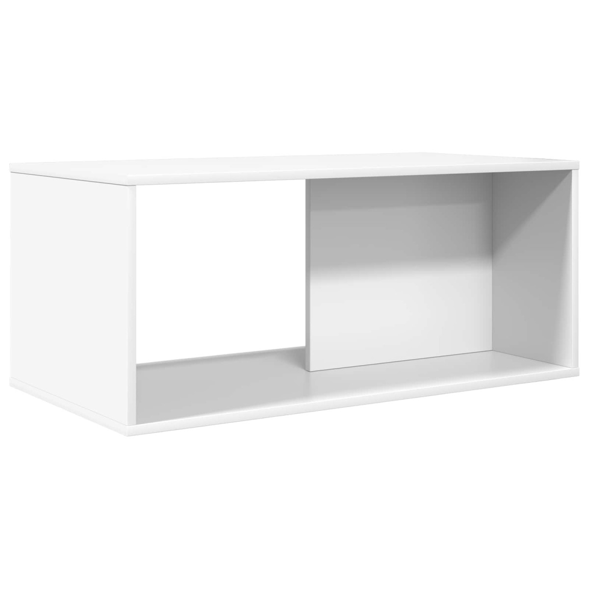 vidaXL Σετ Τραπεζιού Για Καφέ 2 τμχ. Λευκό 90 x 48 x 40 εκ
