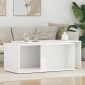 vidaXL Σετ Τραπεζιού Για Καφέ 2 τμχ. Λευκό 90 x 48 x 40 εκ