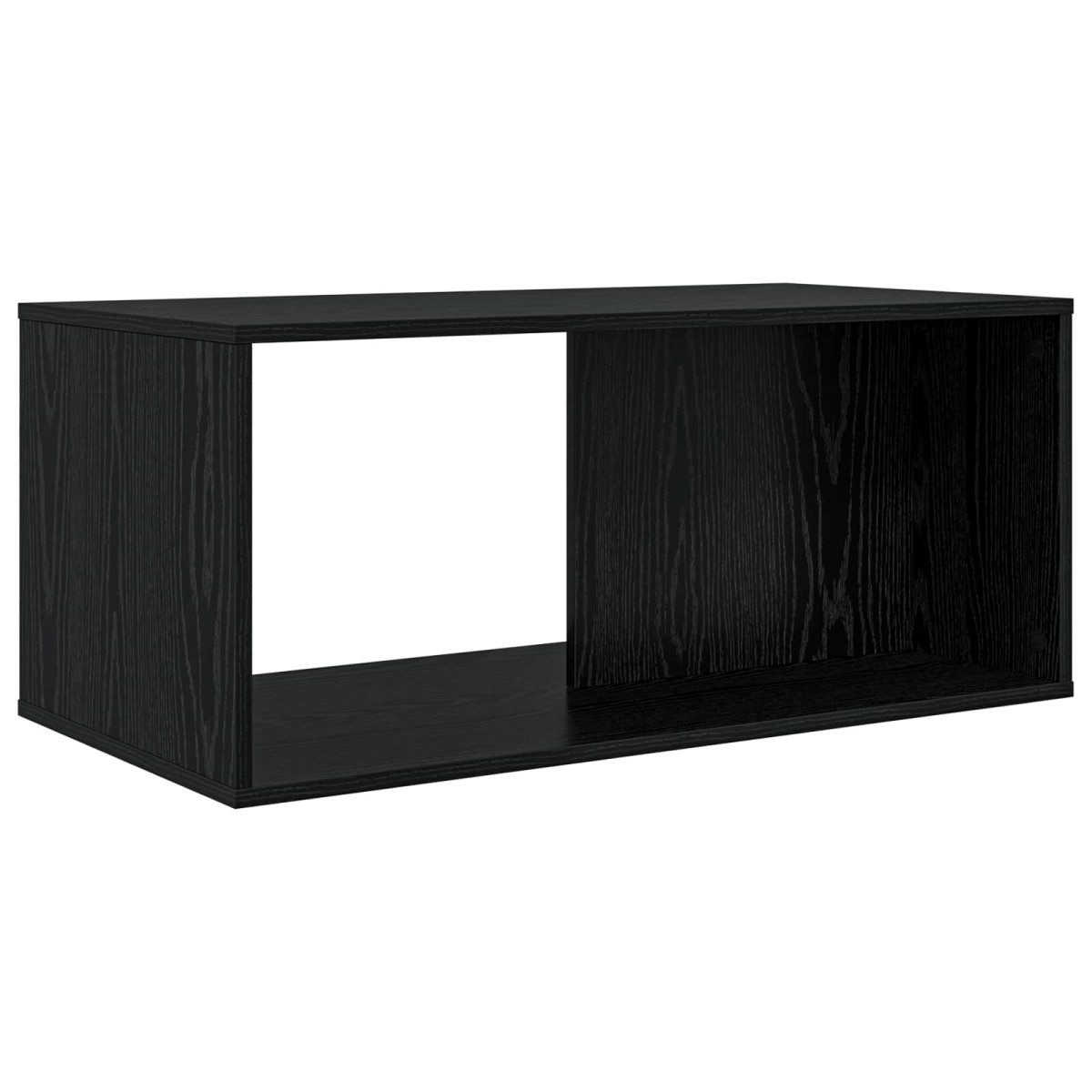 vidaXL Σετ Τραπεζιού Για Καφέ 2 τμχ. Μαύρη Οξυά 90 x 48 x 40 εκ