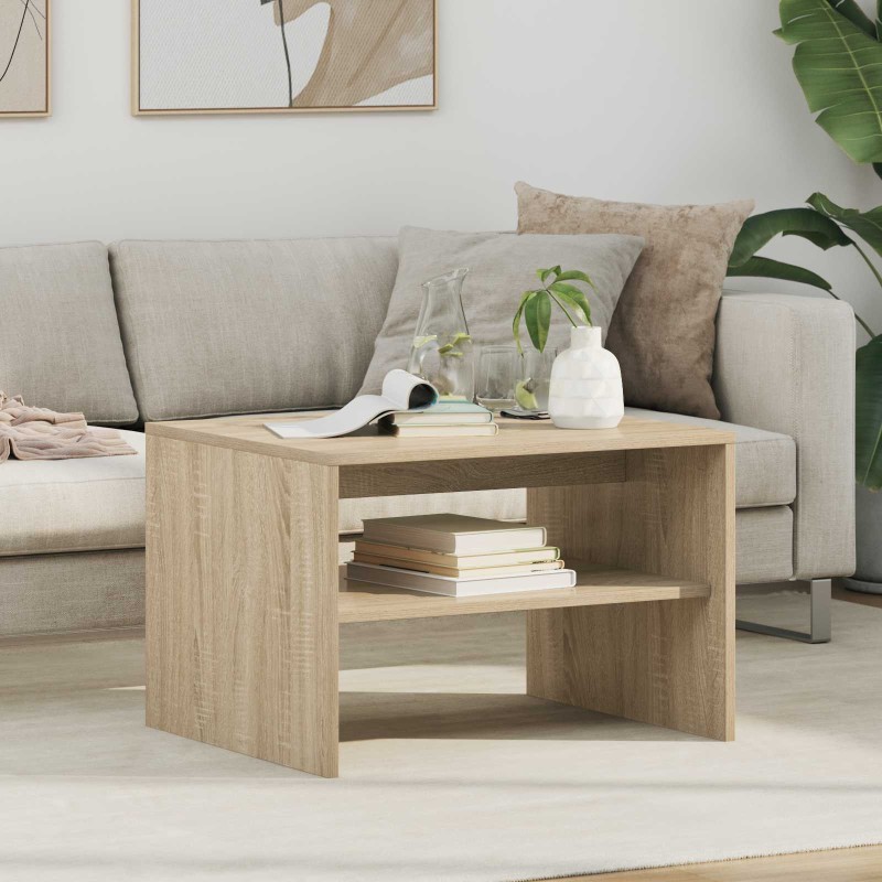 vidaXL Τραπεζάκι σαλονιού Δρύς Sonoma 60 x 50 x 40 εκ