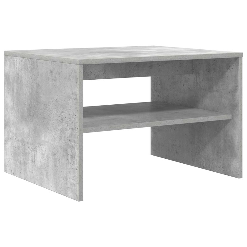 vidaXL Τραπεζάκι σαλονιού Σκυρόδεμα Γκρι 60 x 50 x 40 εκ