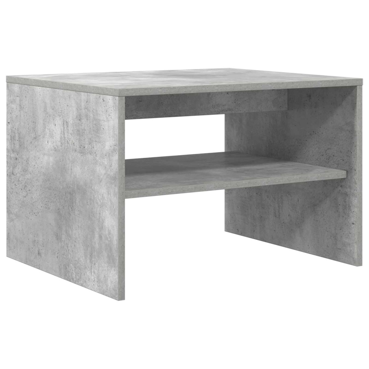 vidaXL Τραπεζάκι σαλονιού Σκυρόδεμα Γκρι 60 x 50 x 40 εκ