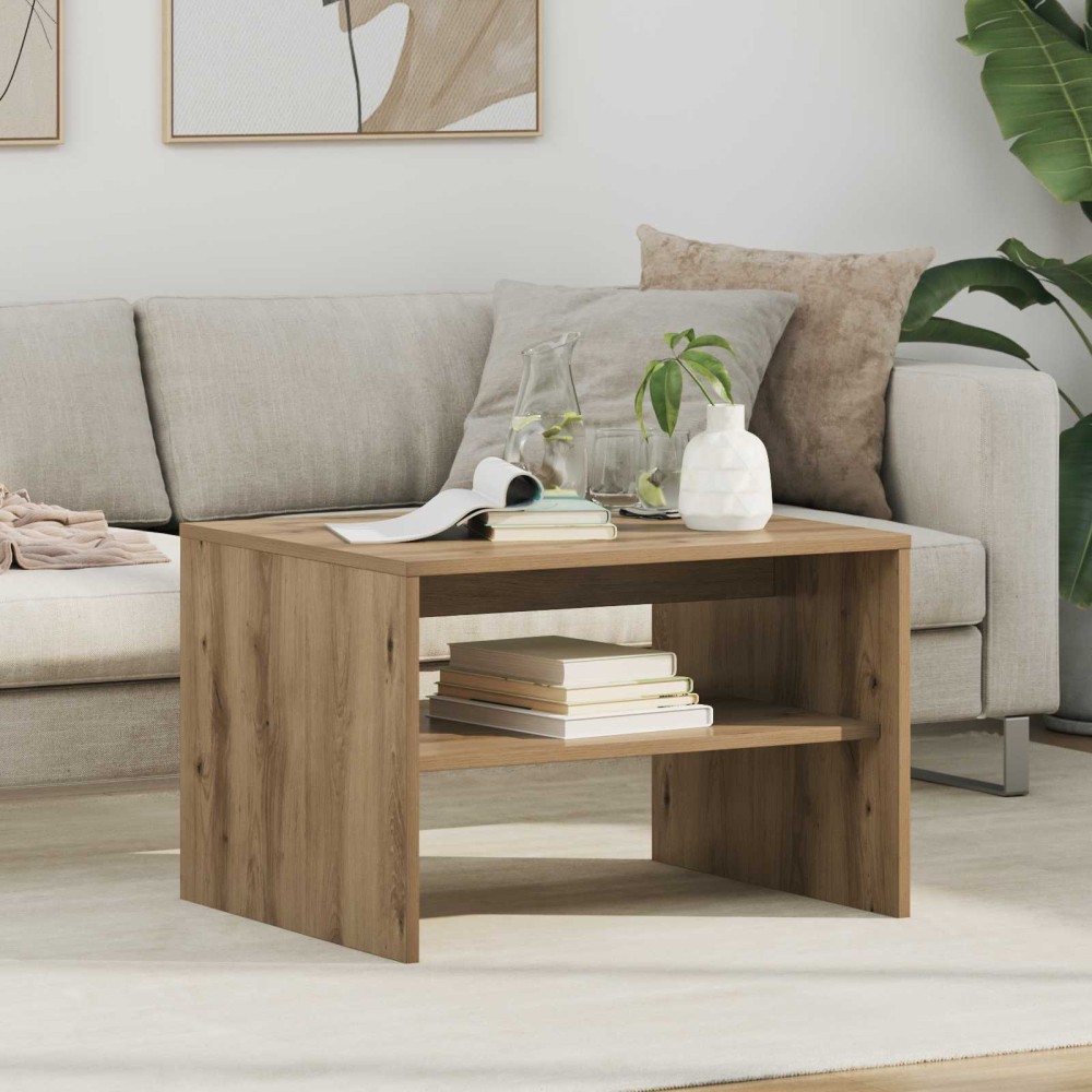 vidaXL Τραπεζάκι σαλονιού Artisan Oak 60 x 50 x 40 εκ