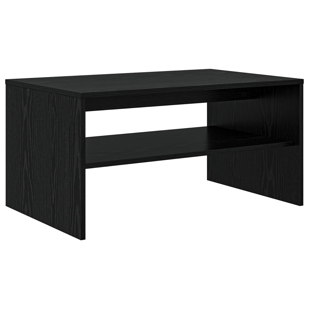 vidaXL Τραπεζάκι σαλονιού Μαύρη Οξυά 80 x 50 x 40 cm
