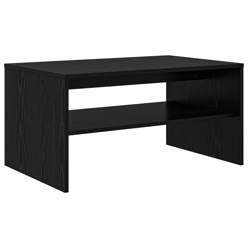 vidaXL Τραπεζάκι σαλονιού Μαύρη Οξυά 80 x 50 x 40 cm