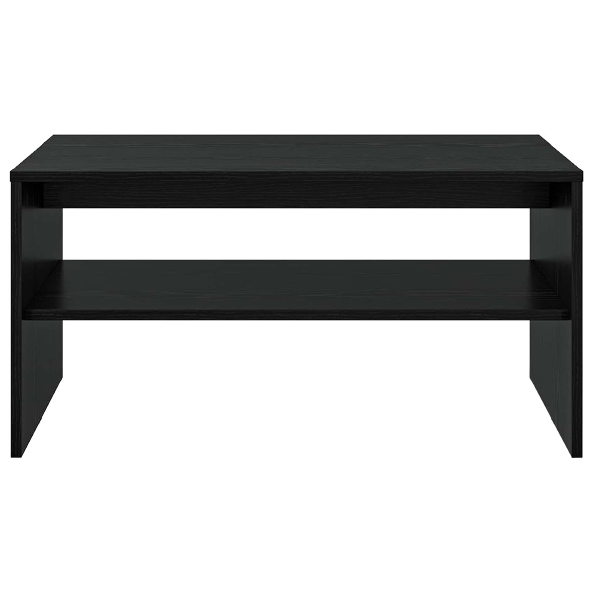 vidaXL Τραπεζάκι σαλονιού Μαύρη Οξυά 80 x 50 x 40 cm