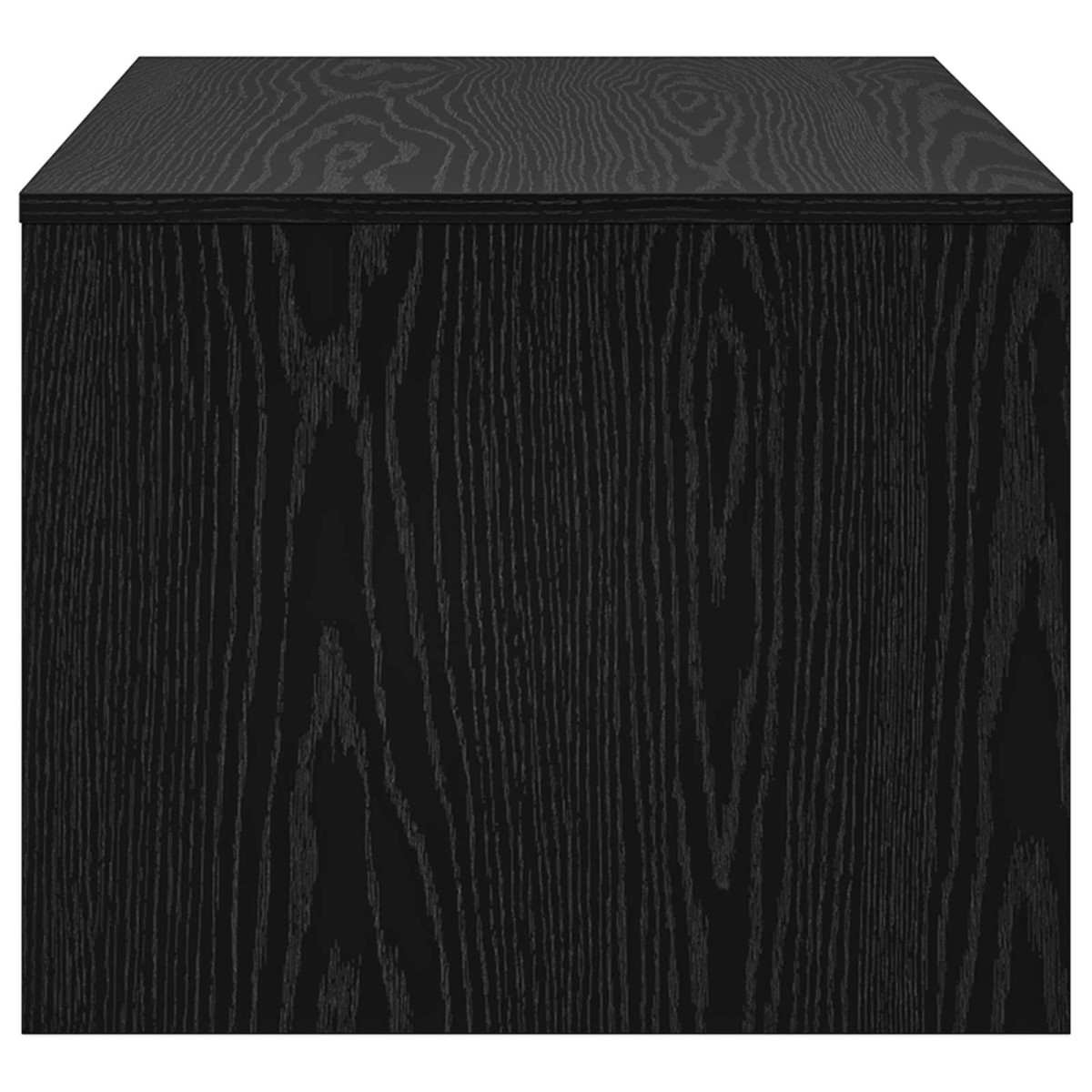 vidaXL Τραπεζάκι σαλονιού Μαύρη Οξυά 80 x 50 x 40 cm