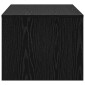 vidaXL Τραπεζάκι σαλονιού Μαύρη Οξυά 80 x 50 x 40 cm