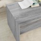 vidaXL Τραπεζάκι σαλονιού Γκρίζο Σονομα 80 x 50 x 40 cm