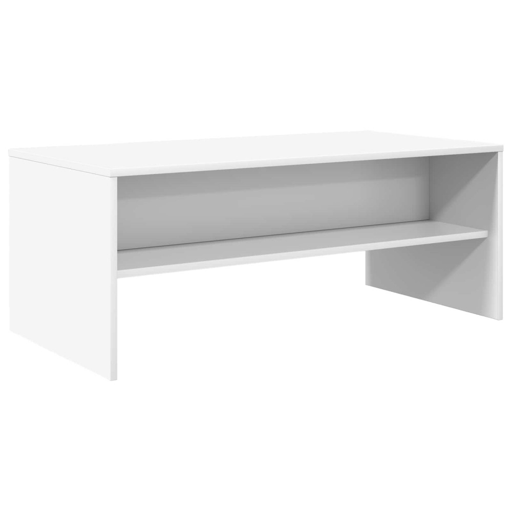 vidaXL Τραπεζάκι σαλονιού Λευκό 100 x 50 x 40 cm Επεξεργασμένο Ξύλο