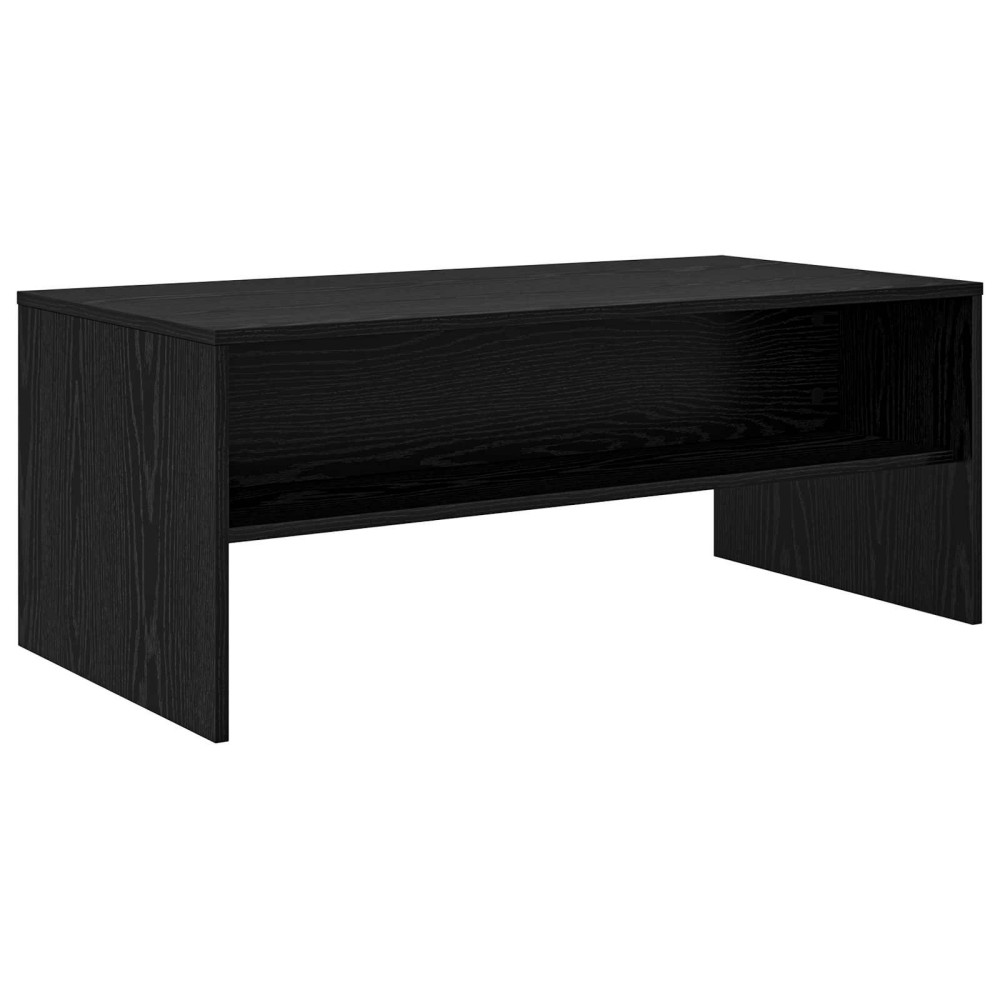 vidaXL Τραπεζάκι σαλονιού Μαύρη Οξυά 100 x 50 x 40 cm