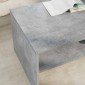 vidaXL Τραπεζάκι σαλονιού Σκυρόδεμα Γκρι 100 x 50 x 40 cm