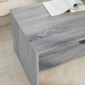 vidaXL Τραπεζάκι σαλονιού Γκρίζο Σονομα 100 x 50 x 40 cm