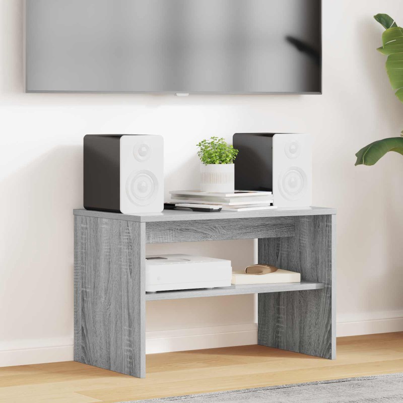 vidaXL Ντουλάπι TV 60 x 35 x 40 εκ. Γκρίζο Σονομα Επεξεργασμένο Ξύλο