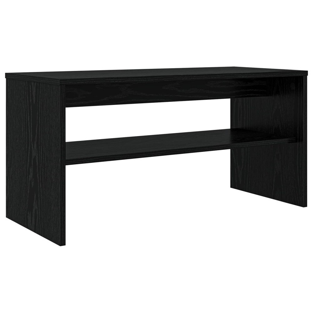 vidaXL Ντουλάπι TV 80 x 35 x 40 εκ Μαύρη Οξυά Επεξεργασμένο Ξύλο