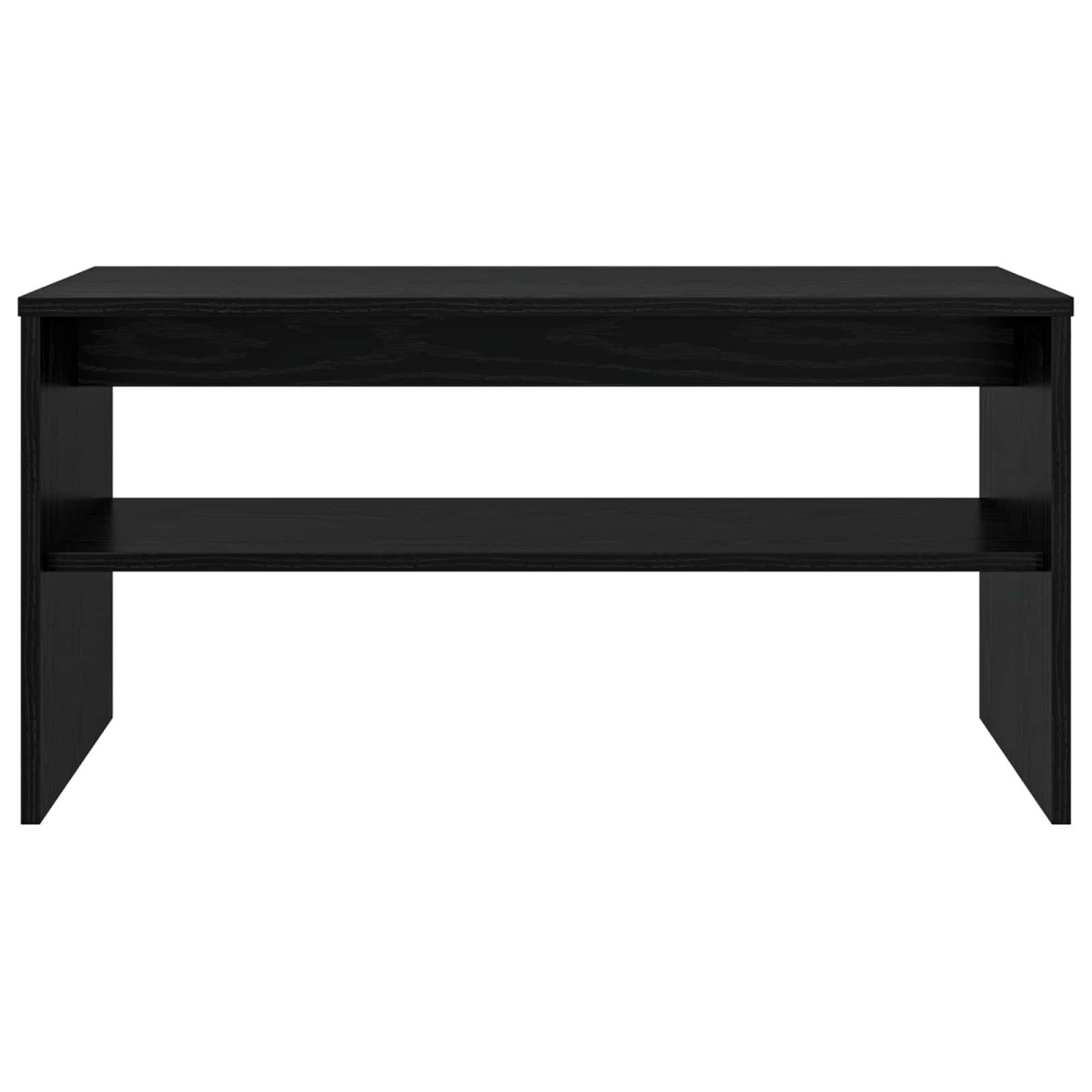 vidaXL Ντουλάπι TV 80 x 35 x 40 εκ Μαύρη Οξυά Επεξεργασμένο Ξύλο