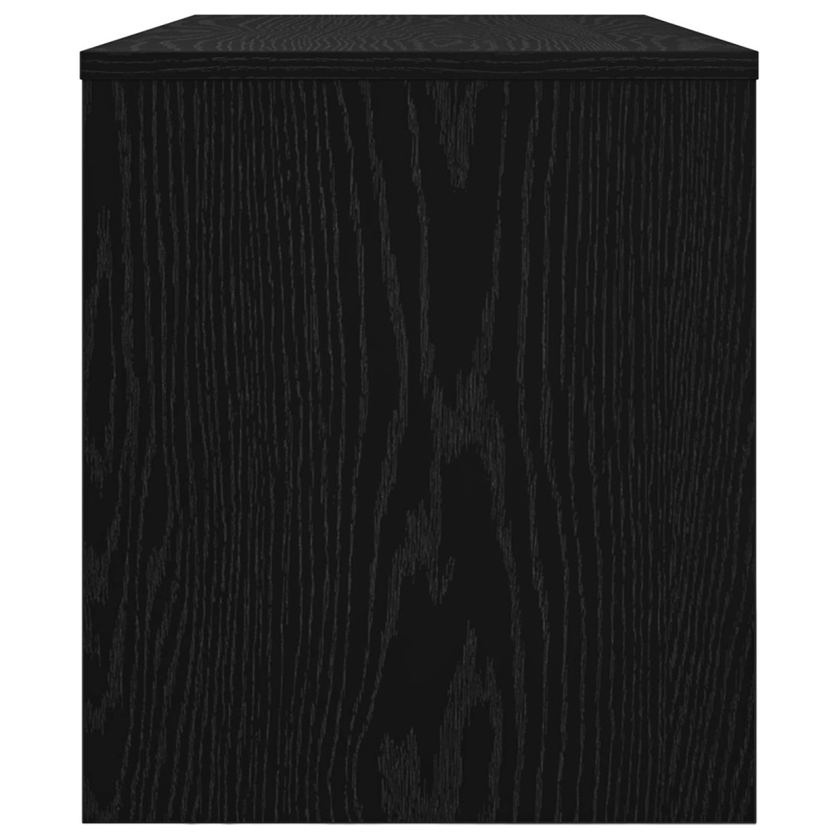 vidaXL Ντουλάπι TV 80 x 35 x 40 εκ Μαύρη Οξυά Επεξεργασμένο Ξύλο