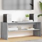 vidaXL Ντουλάπι TV 100 x 35 x 40 εκ Γκρίζο Σονομα Επεξεργασμένο Ξύλο