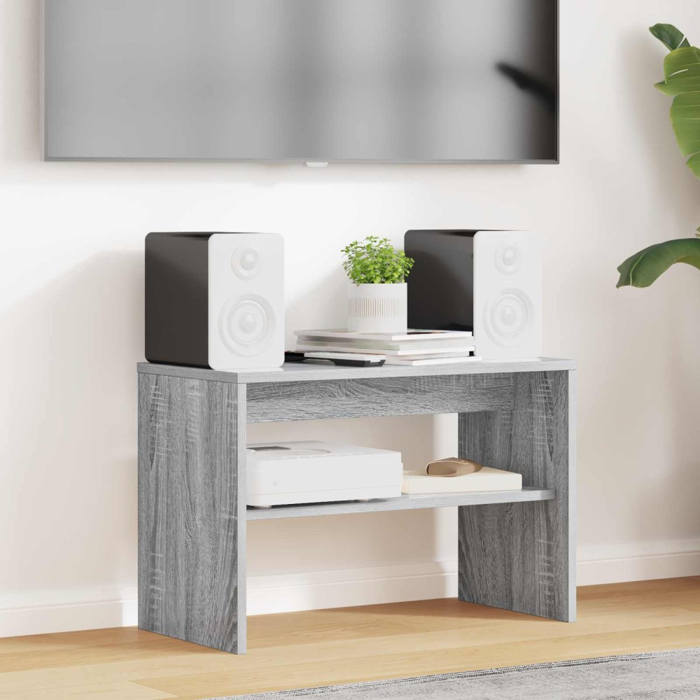 vidaXL Ντουλάπι TV 60 x 30 x 40 εκ. Γκρίζο Σονομα Επεξεργασμένο Ξύλο