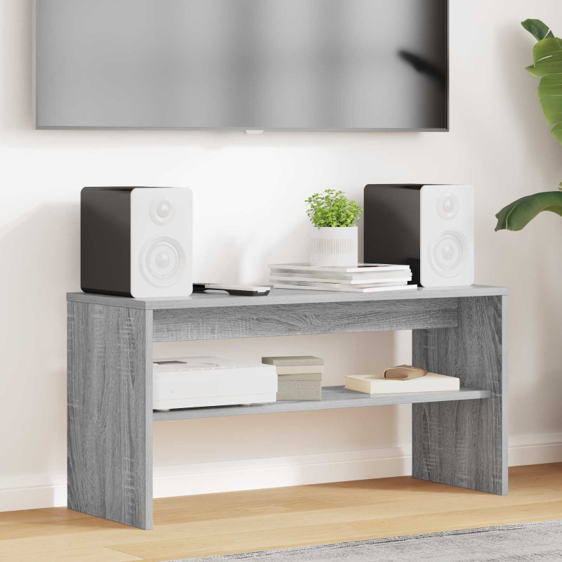 vidaXL Ντουλάπι TV 80 x 30 x 40 εκ Γκρίζο Σονομα Επεξεργασμένο Ξύλο