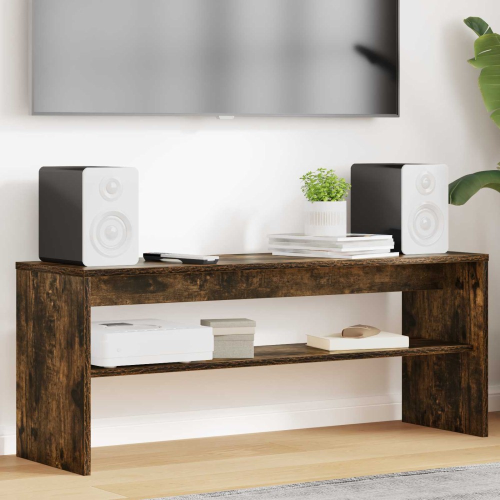 vidaXL Ντουλάπι TV 100 x 30 x 40 εκ Καπνιστό Δρύς Επεξεργασμένο Ξύλο