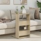 vidaXL Τραπεζάκι Πλευράς Δρύς Sonoma 40 x 35 x 60,5 εκ