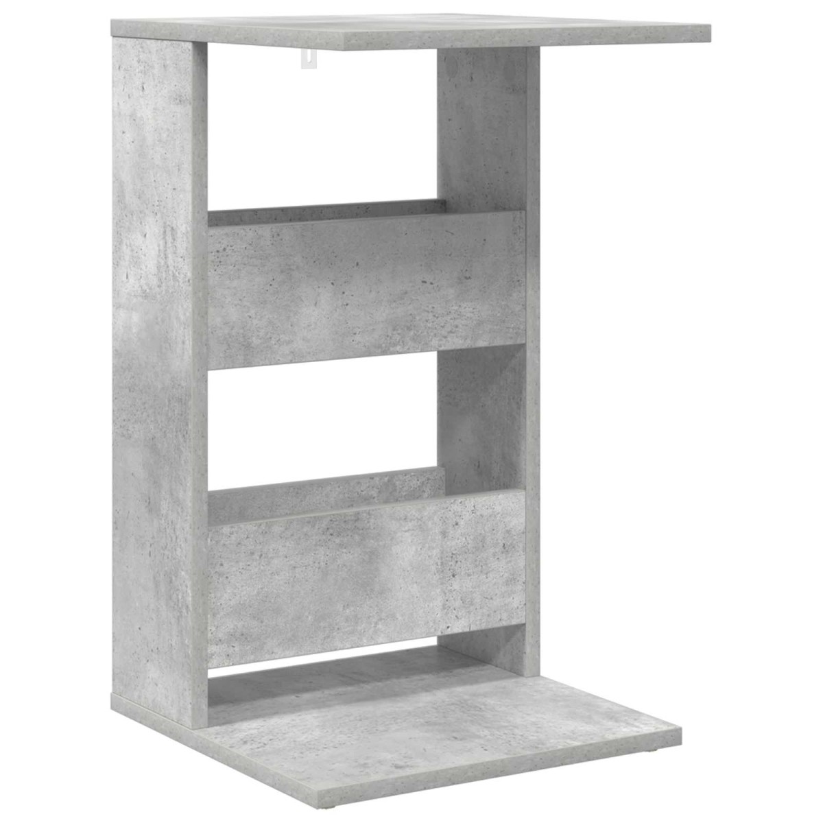 vidaXL Τραπεζάκι Πλευράς Σκυρόδεμα Γκρι 40 x 35 x 60,5 εκ